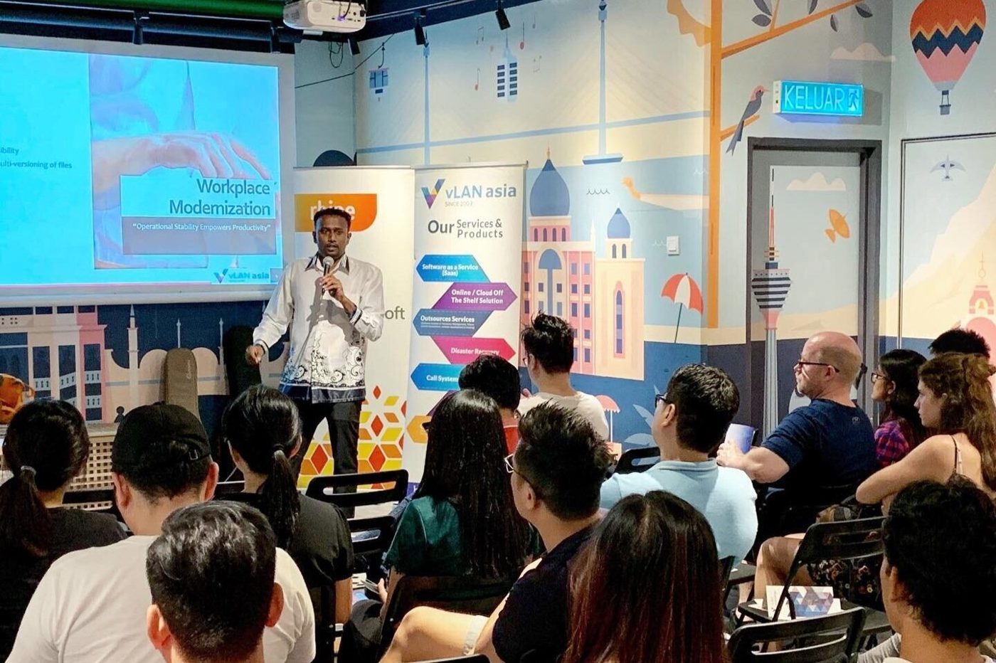 Corporate team event hosted at Sandbox coworking space KL