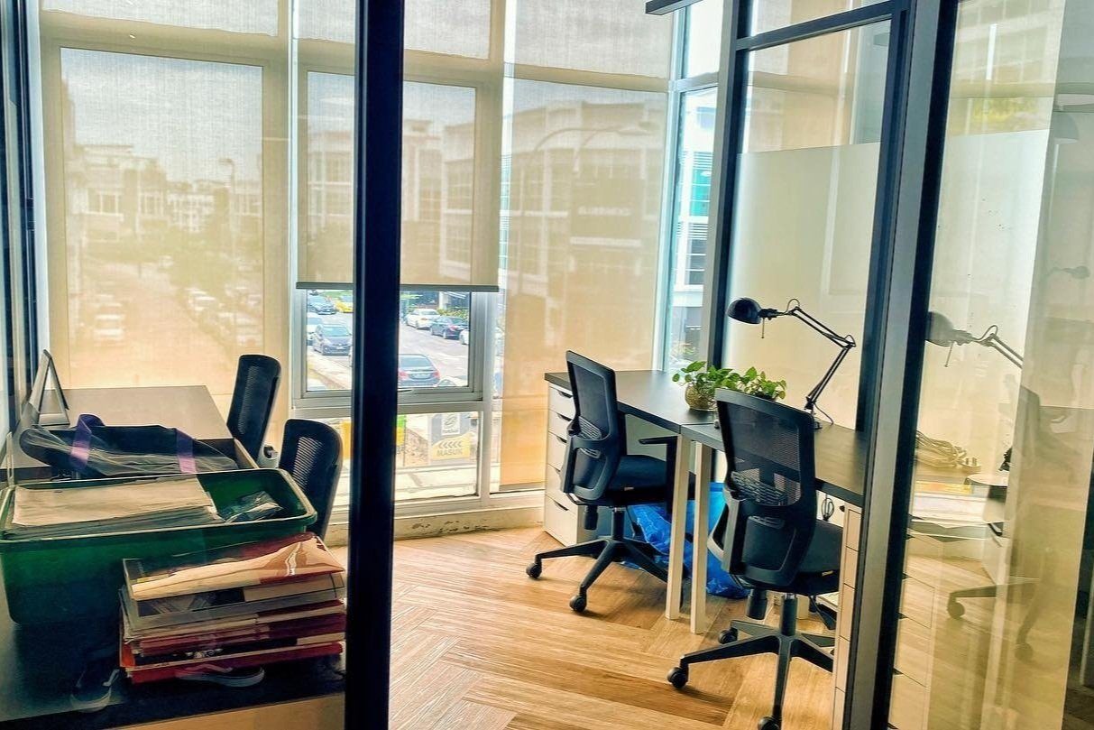 Furnished private office ready for move-in at Sandbox Space KL