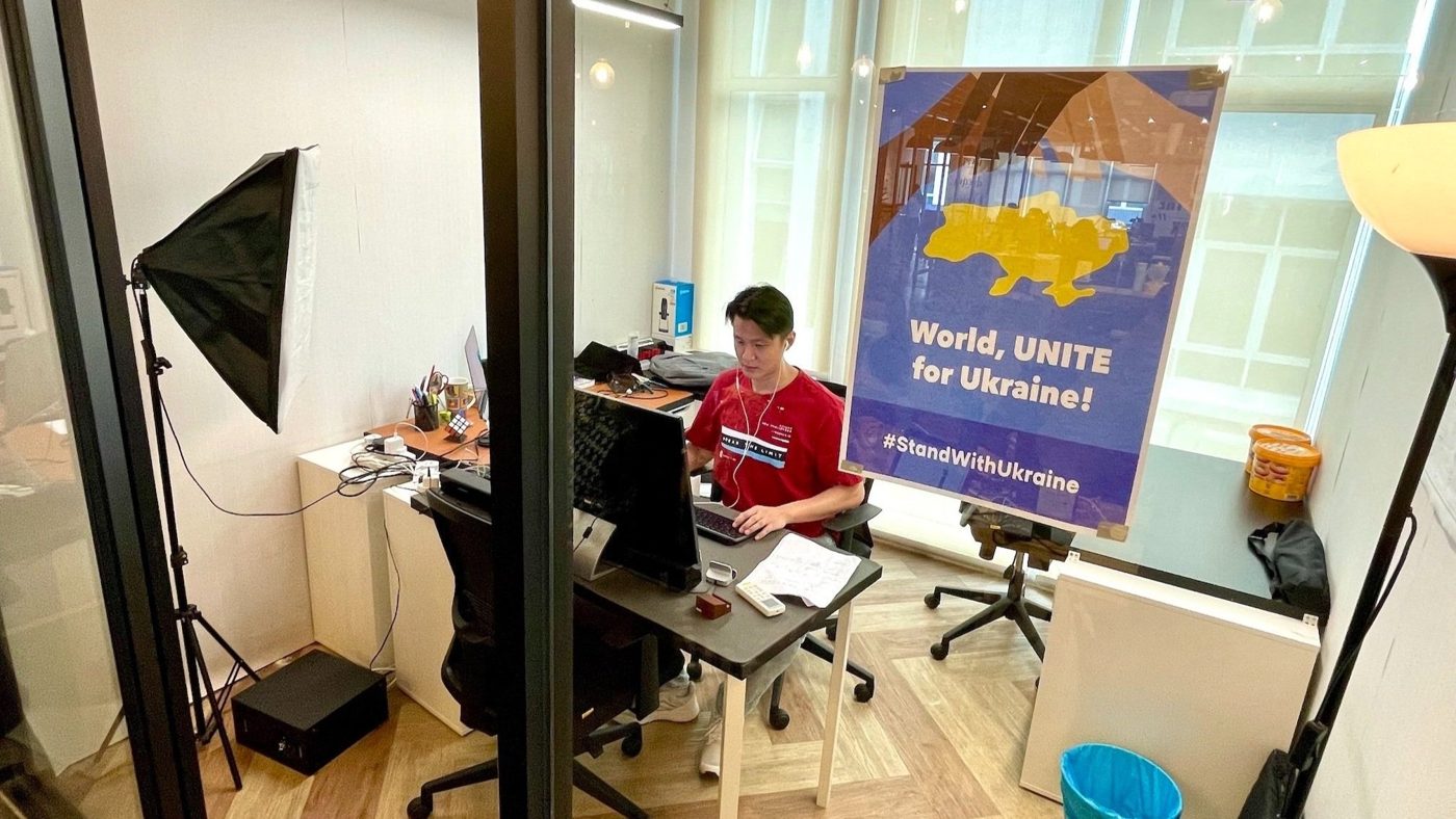 Private office suite sized by headcount at a KL coworking space