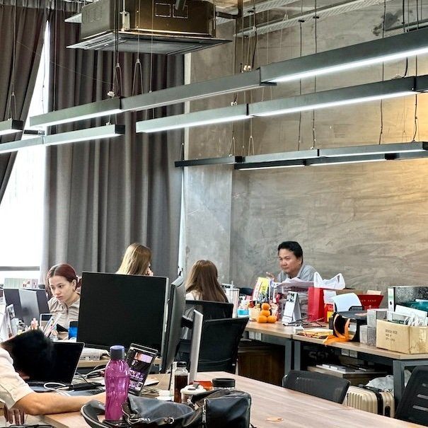 Dedicated desk setups at Sandbox Space Bandar Sunway