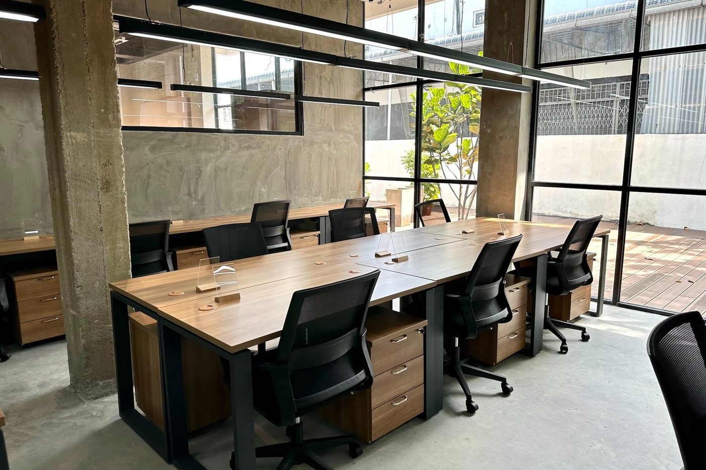 Dedicated desk row at Sandbox Space Bandar Sunway