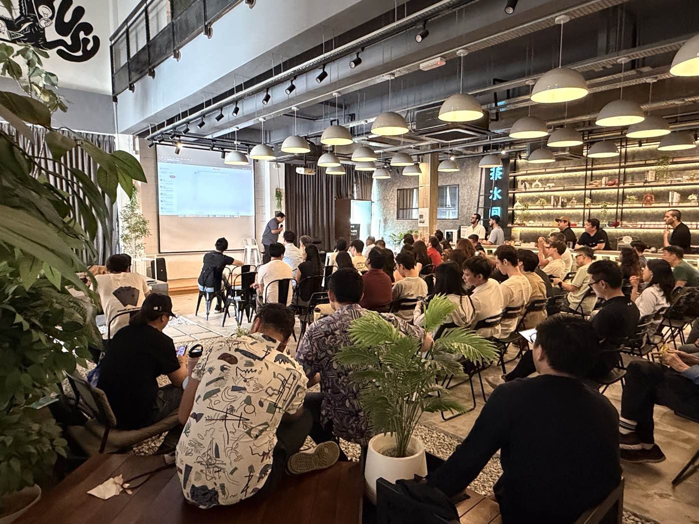 Full-house talk event in the Sandbox Space Bandar Sunway hall