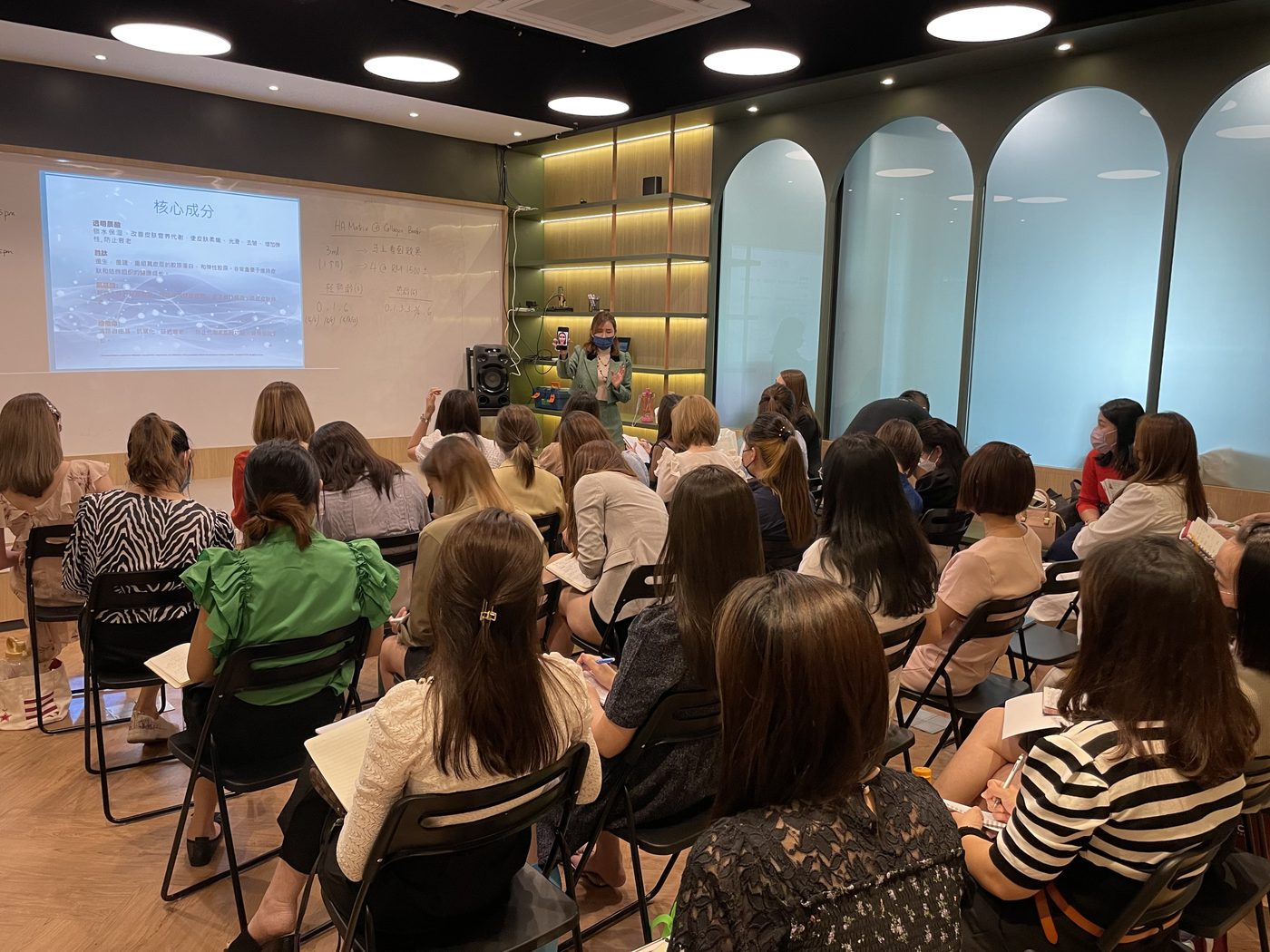 A full-room training session at the Sandbox Space Sri Petaling hall