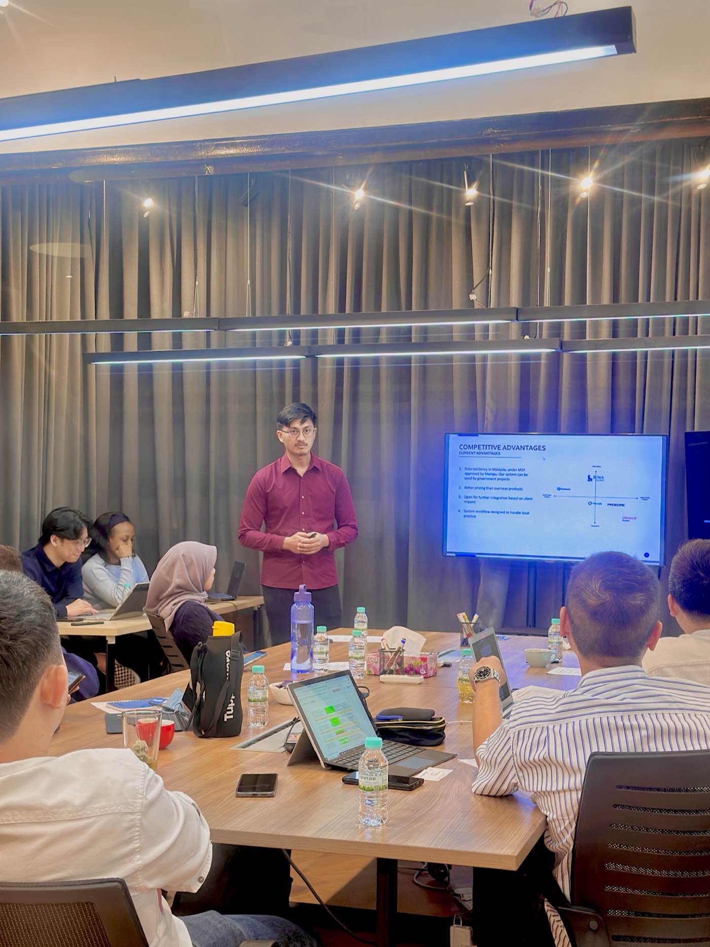 Corporate training session in progress in the Training Room at Sandbox Space Bandar Sunway