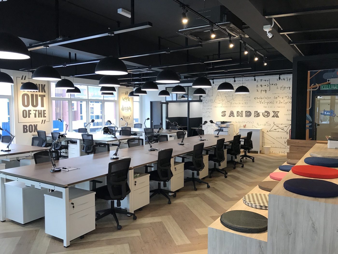 Dedicated desk at Sandbox Space coworking