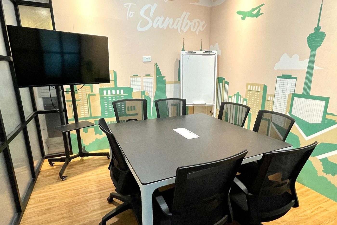 Meeting room for rent at Sandbox Space