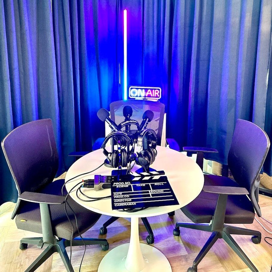 Podcast room at Sandbox Space, Sri Petaling